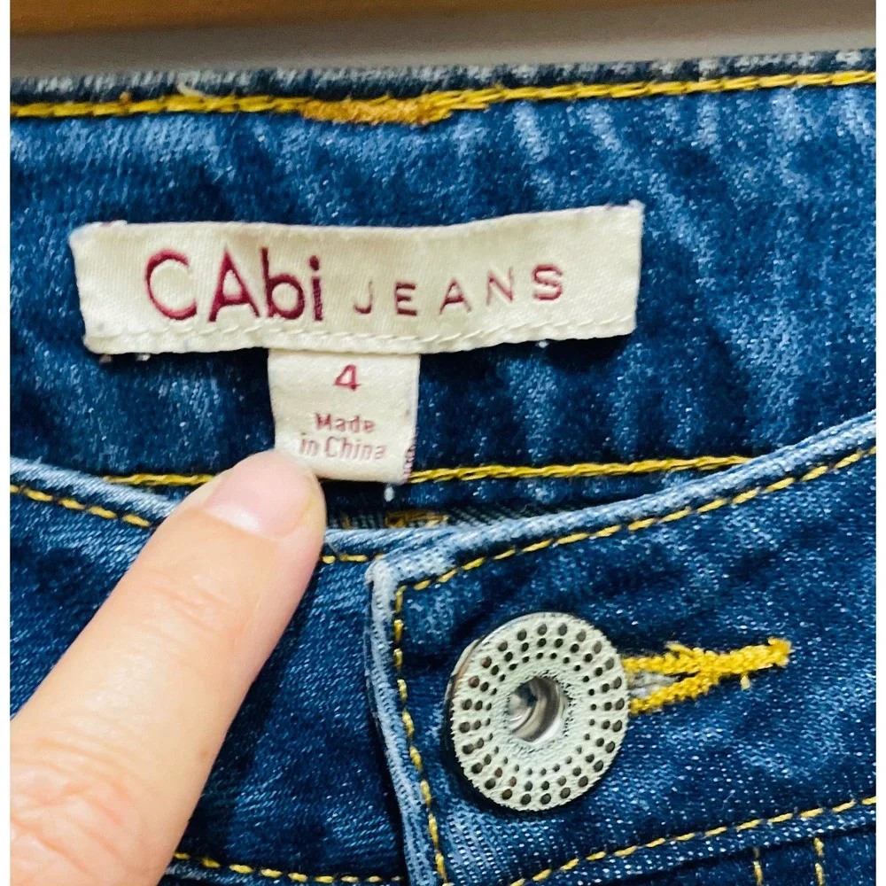 Cabi Jeans Women's Dark Wash Denim Skinny Leg Ankle Casual Size‎ 4